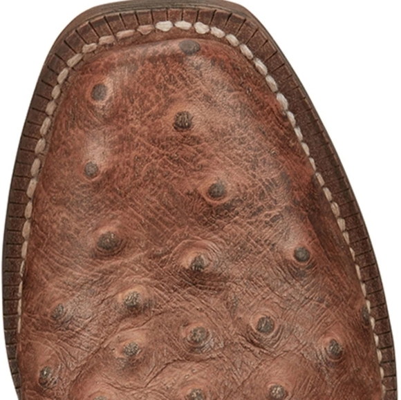 Nocona Women's 7.5B Hierra Ostrich Print Square Toe Western Boots - Picture 6 of 8